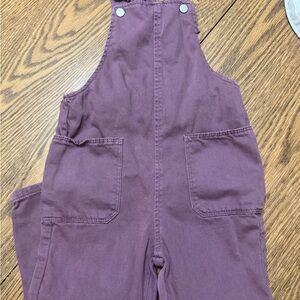 Zara Plum Purple Overalls Jumpsuit